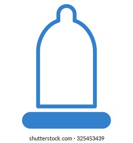 Preservative vector icon. Style is flat symbol, cobalt color, rounded angles, white background.