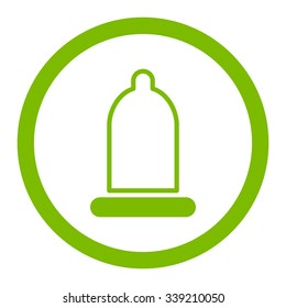 Preservative vector icon. Style is flat rounded symbol, eco green color, rounded angles, white background.