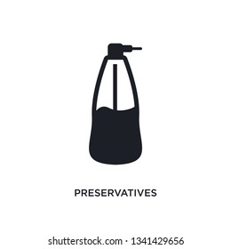 preservatives isolated icon. simple element illustration from cleaning concept icons. preservatives editable logo sign symbol design on white background. can be use for web and mobile