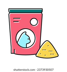 conserva para el vector de iconos de color de gato. conserva el signo del gato. ilustración de símbolo aislado