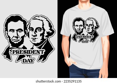 Día del Presidente, 20 de febrero. Esta camiseta hace especial para el día del presidente.