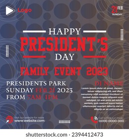 President day social media facebook post |  happy presidents day banner design | promotion american independenc day instagram post | president day template | usa independenc facebook, creative design