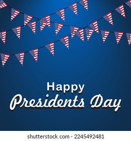 president day text vector background. suitable for card, banner, or poster