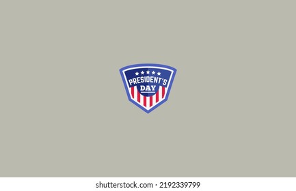 president day usa horizontal banner vector flat design