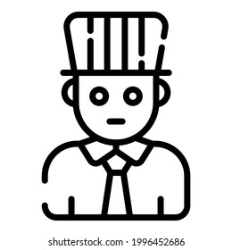 president, men line icon vector design usa independence day icon.