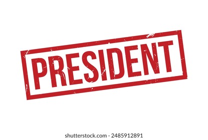 President Stamp. President Rubber grunge Stamp Seal