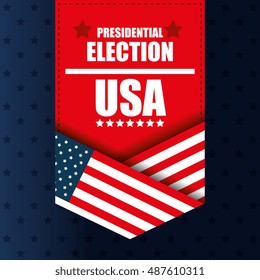 Presidentail Election Usa Banner Graphic