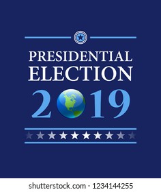 Presidental election vector background