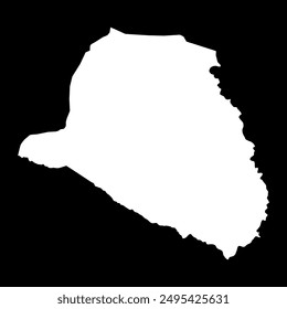 Presidente Hayes department map, department of Paraguay. Vector illustration.