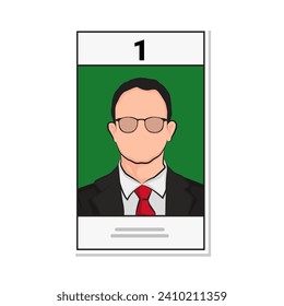 presidential candidate vector. Indonesian election