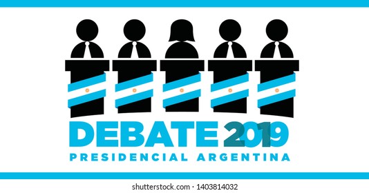 Presidential debate Argentina 2019. Presidential elections in Argentina. Argentina Elections.