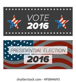 Presidential Election 2016 banner