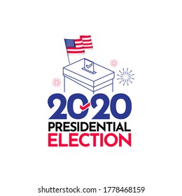 Presidential Election 2020 United States Vector Template Design Illustration