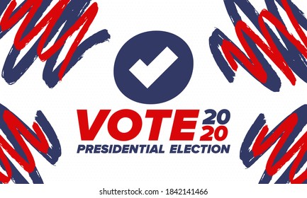 Presidential Election 2020 in United States. Vote day, November 3. US Election