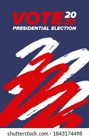 Presidential Election 2020 in United States. Vote day, November 3. US Election
