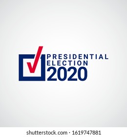 Presidential Election 2020 Vector Template Design Illustration