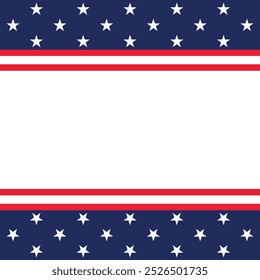 Presidential Election day in the United States of America 2024.  Your vote is your voice. Vector illustration