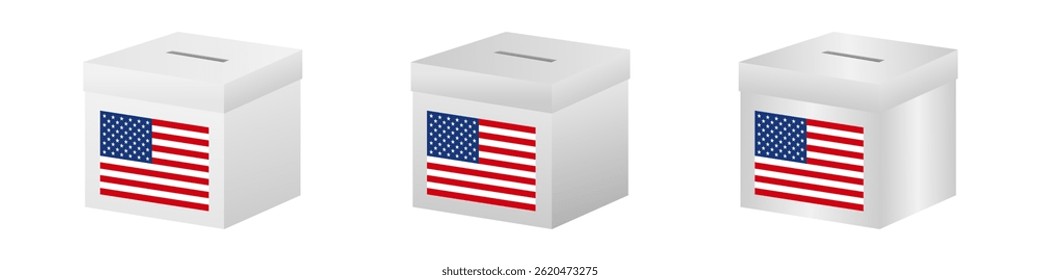 Presidential Election in the USA. Election Concept. Vector Illustration.