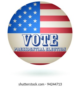 Presidential Election Vote Button