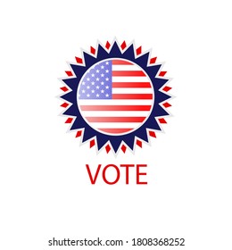 Presidential Election Vote design. Vector illustration