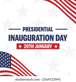 The Presidential Inauguration Day 2025 Poster is a striking celebration of a historic moment in American democracy.