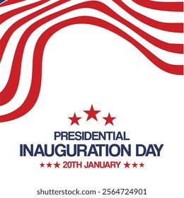 The Presidential Inauguration Day Poster is a dynamic and patriotic depiction of one of the most significant events in American history