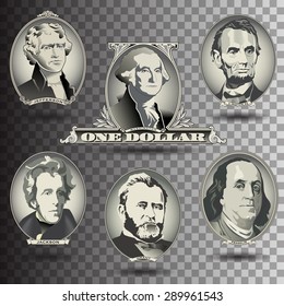 Presidential oval bill elements