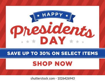 President's Dale Sale Shop Sign Text Icon Vector Illustration Background for shop, e-commerce, web, business, flyers, and posters