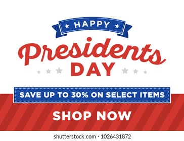 President's Dale Sale Shop Sign Text Icon Vector Illustration Background for shop, e-commerce, web, business, flyers, and posters