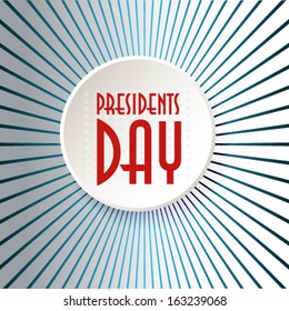 Presidents day background
