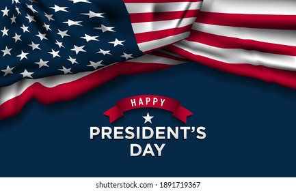 President's Day Background Design. Banner, Poster, Greeting Card. Vector Illustration.