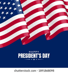 President's Day Background Design. Banner, Poster, Greeting Card. Vector Illustration.