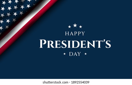 President's Day Background Design. Banner, Poster, Greeting Card. Vector Illustration.