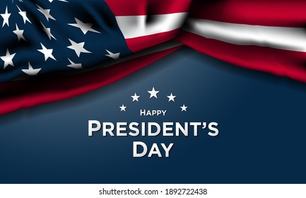 President's Day Background Design. Banner, Poster, Greeting Card. Vector Illustration.