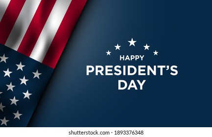 President's Day Background Design. Banner, Poster, Greeting Card. Vector Illustration.