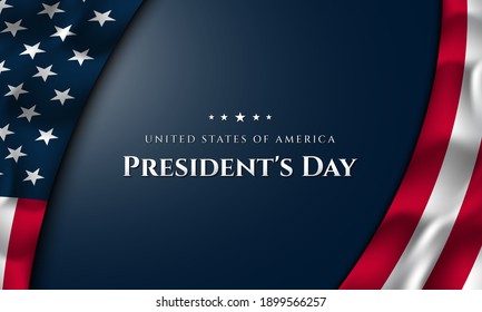 President's Day Background Design. Banner, Poster, Greeting Card. Vector Illustration.