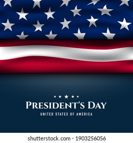 President's Day Background Design. Banner, Poster, Greeting Card. Vector Illustration.