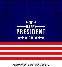 President's Day Background Design. Banner, Poster, Greeting Card. Vector Illustration.