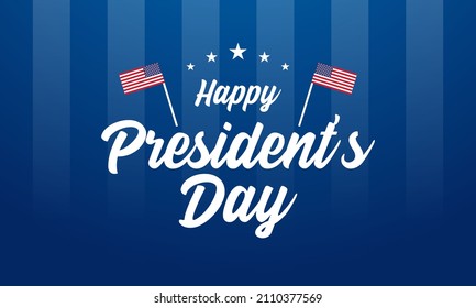 President's Day Background Design. Banner, Poster, Greeting Card. Vector Illustration.