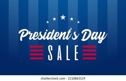 President's Day Background Design. Banner, Poster, Greeting Card. Vector Illustration.