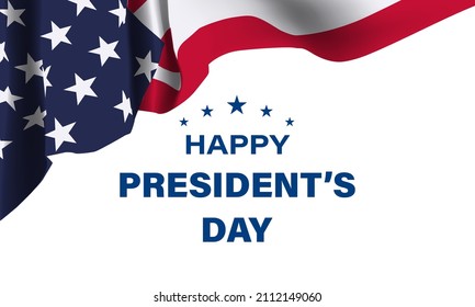 President's Day Background Design. Banner, Poster, Greeting Card. Vector Illustration.