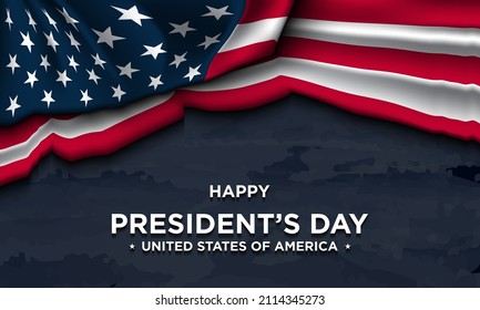 President's Day Background Design. Banner, Poster, Greeting Card. Vector Illustration.