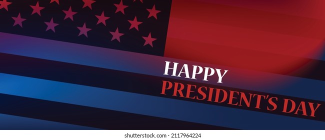 President's Day Background Design. Banner, Poster, Greeting Card. EPS10 Vector Illustration.