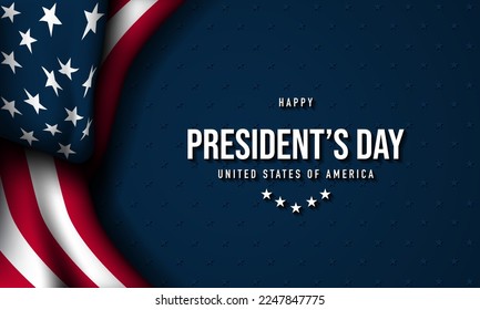 President's Day Background Design. Banner, Poster, Greeting Card. Vector Illustration.