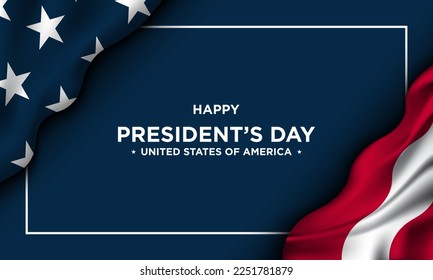 President's Day Background Design. Banner, Poster, Greeting Card. Vector Illustration.