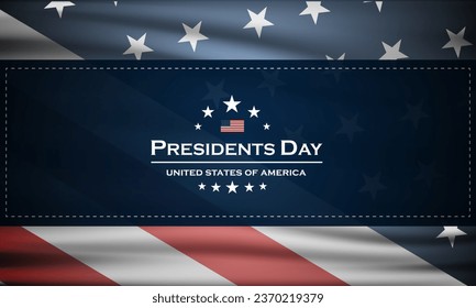 President's Day Background Design. Banner, Poster, Greeting Card. Vector Illustration