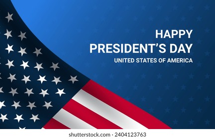 President's Day Background Design. Banner, Poster, Greeting Card. Vector Illustration.