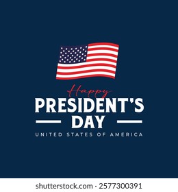 Presidents' Day Background Design Banner, Poster, Greeting Card