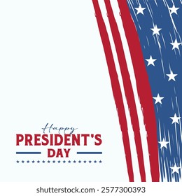 Presidents' Day Background Design Banner, Poster, Greeting Card