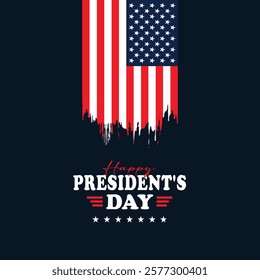 Presidents' Day Background Design Banner, Poster, Greeting Card